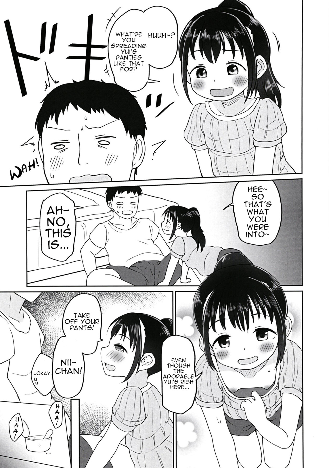 Hentai Manga Comic-Doing Perverted Stuff to Yui-chan in a Swimsuit-Read-5